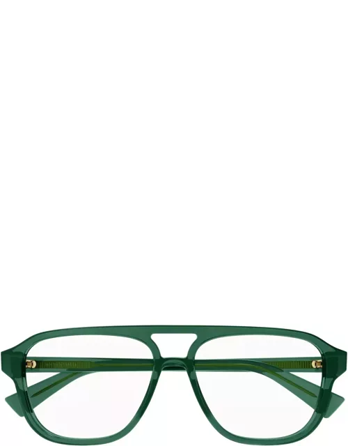 Bottega Veneta Eyewear Bv1294o-003 - Green Rx Glasse