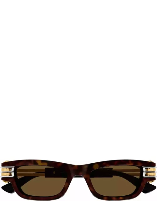 Bottega Veneta Eyewear Bv1308s-002 - Tortoise Sunglasse
