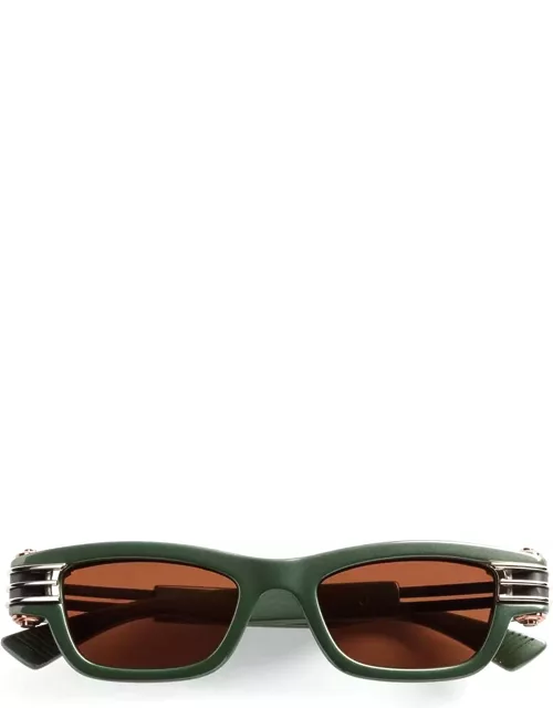 Bottega Veneta Eyewear Bv1308s-003 - Green Sunglasse