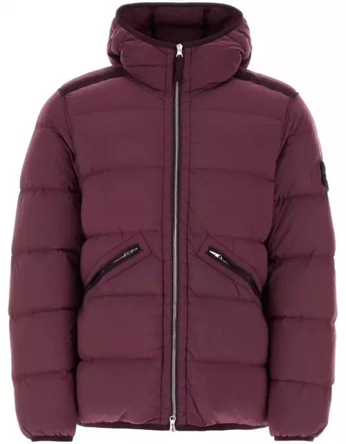 Stone Island Plum Stretch Nylon Down Jacket