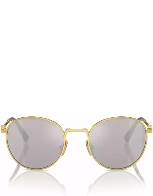 Miu Miu Eyewear Mu 55zs Gold Sunglasse