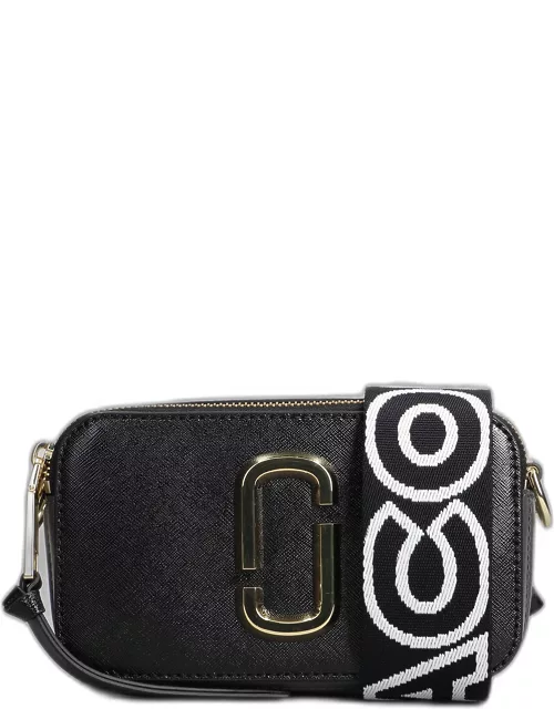Marc Jacobs Snapshot Shoulder Bag In Black Leather