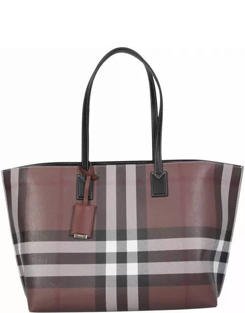 Roomy And With The Iconic Vintage Check Motif, The Burberry Bag Is A Must For Every Day