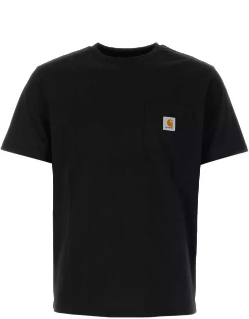 Carhartt Black Cotton S/s Pocket T-shirt