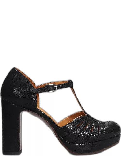 Chie Mihara Yaisu Pumps In Black Leather