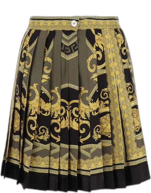 Versace La Coupe Des Dieux Silk Skirt