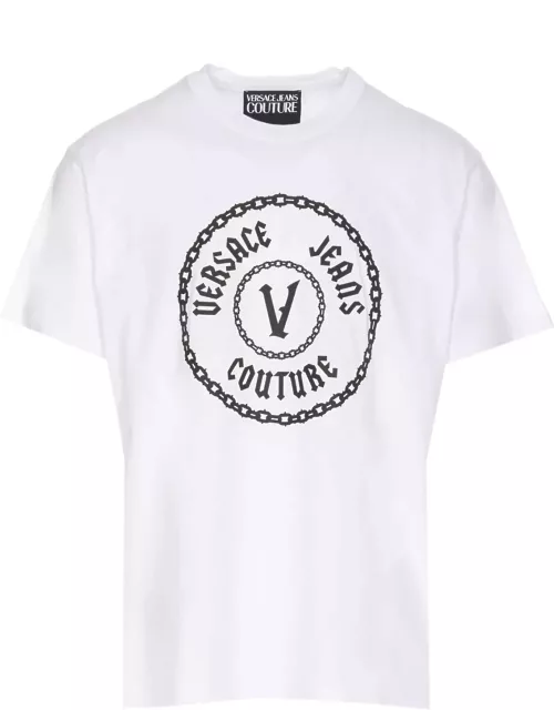 Versace Jeans Couture Vemblem Logo T-shirt