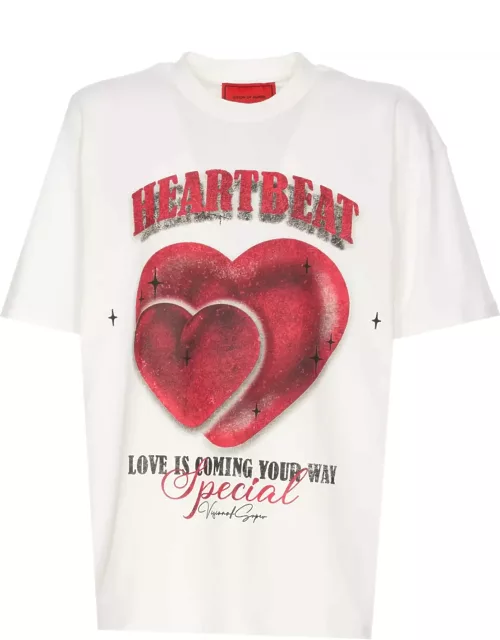 Vision of Super Heartbeat Print T-shirt