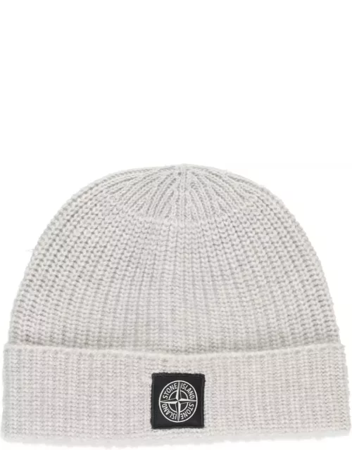 Stone Island Virgin Wool Beanie Hat