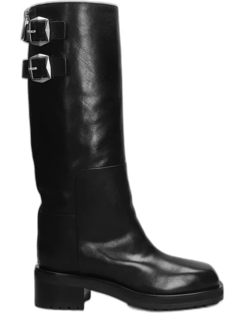 Jimmy Choo Brooklyn Kb 50 High Heels Boots In Black Leather