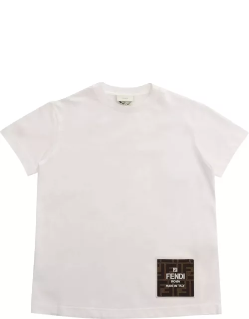 White Fendi T-shirt