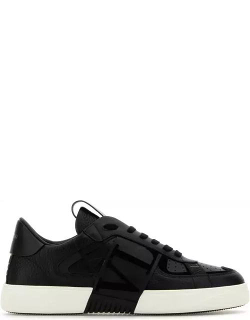 Valentino Garavani Black Leather Vl7n Sneaker