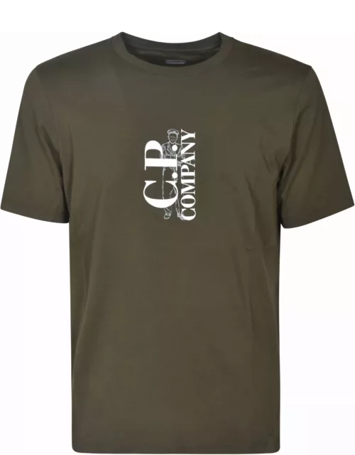 C. P. Company Logo Print T-shirt