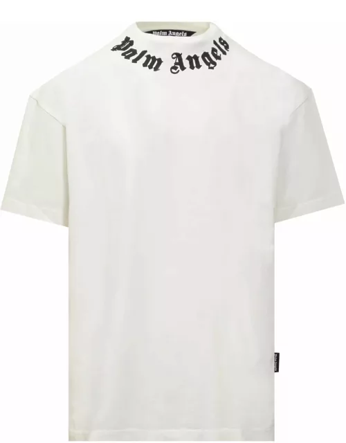 Palm Angels Logo Printed Crewneck T-shirt
