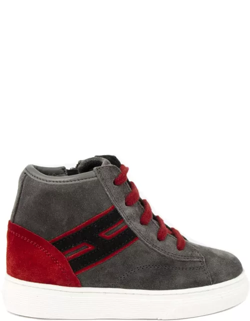 Hogan High Top Sneakers H365 In Grey