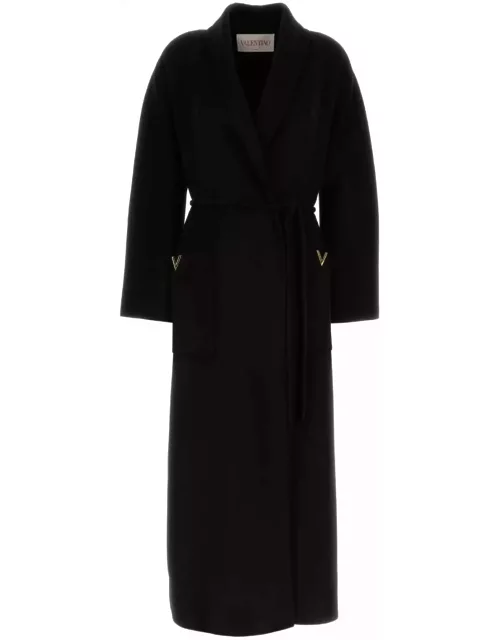 Valentino Garavani Black Cashmere Coat