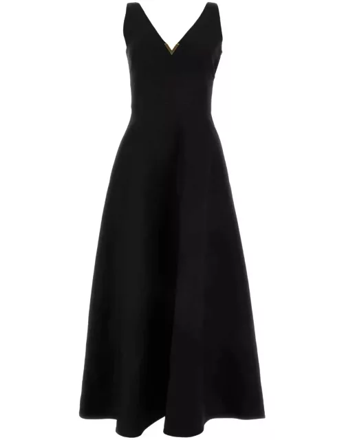 Valentino Garavani Black Crepe Couture Dres