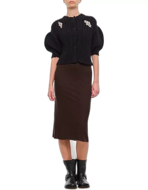 Khaite Leema Midi Skirt