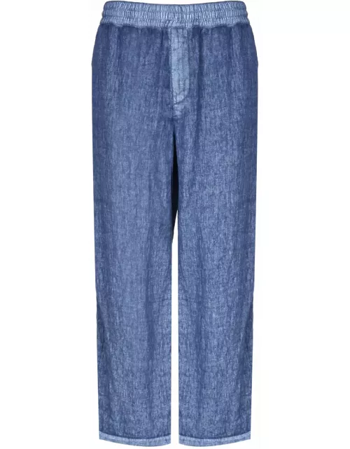 Burberry Ekd Motif Straight-leg Trouser