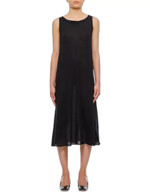 Extreme Cashmere X Mia A-line Cashmere Dress Black TU