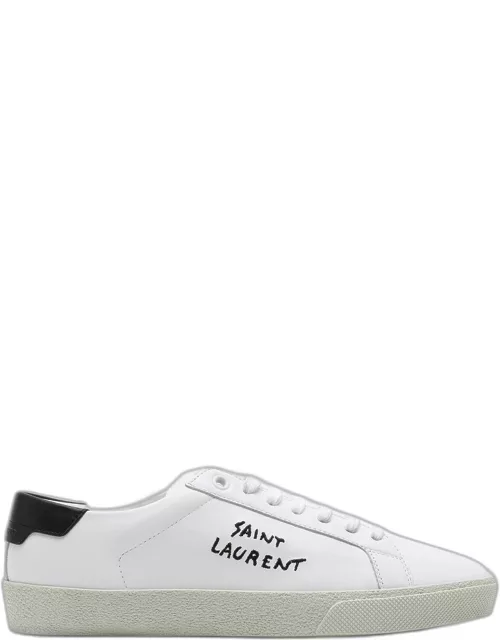 White Court SL/06 embroidered sneaker