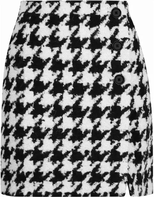 Nina Ricci Houndstooth Mini Skirt