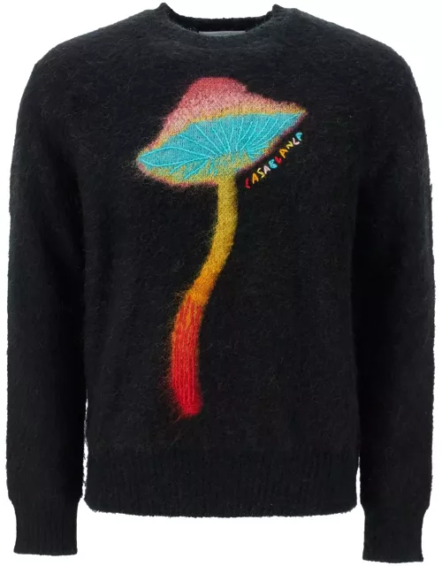 CASABLANCA rainbow mushroom sweater