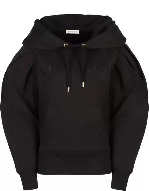 Nina Ricci Logo Cotton Hoodie