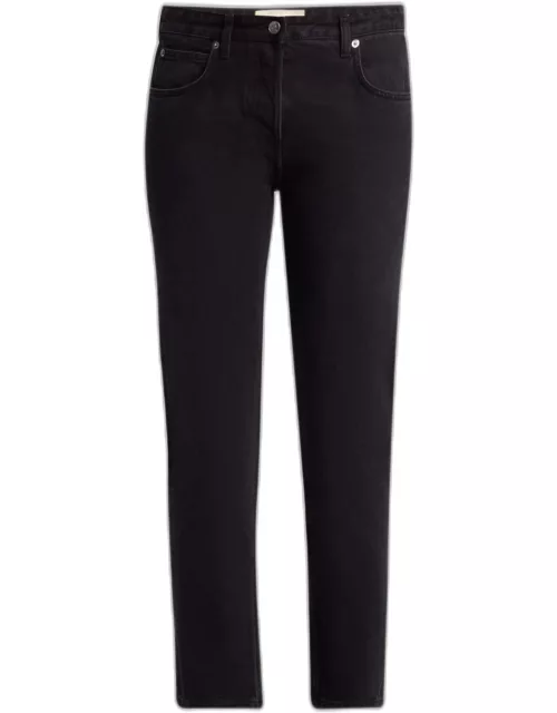 Riaco Mid-Rise Straight-Leg Ankle Jean