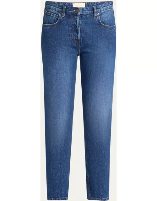 Riaco Mid-Rise Straight-Leg Ankle Jean