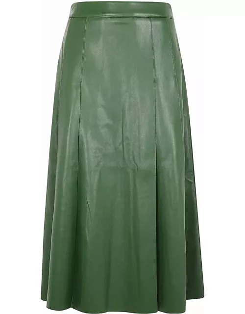 Essentiel Antwerp Geeuw Faux Leather Midi Skirt