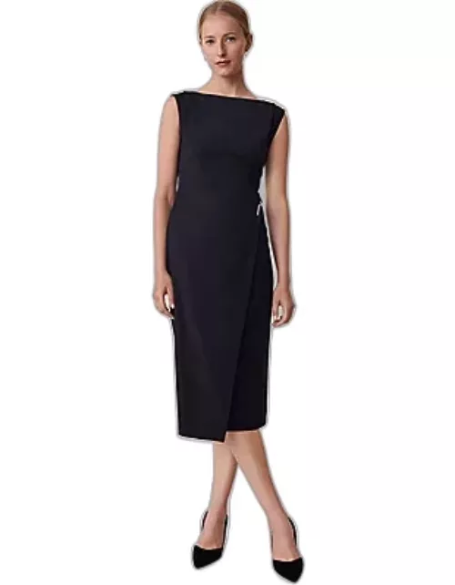 Ann Taylor Chain Waist Sleeveless Sheath Dres