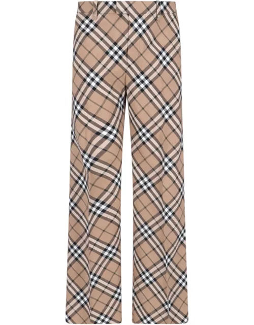 Burberry 'Check' Wide Pant