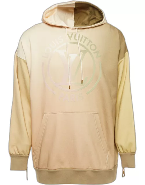 Louis Vuitton Multicolor Gradient Fleece Jersey LV Circle Hoodie