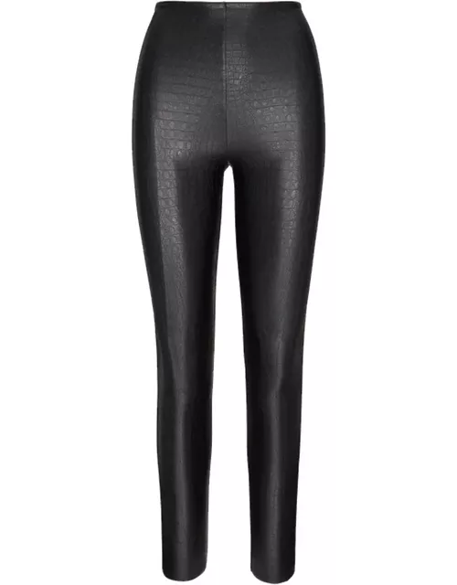 COMMANDO Faux Leather Animal Leggings - Croc