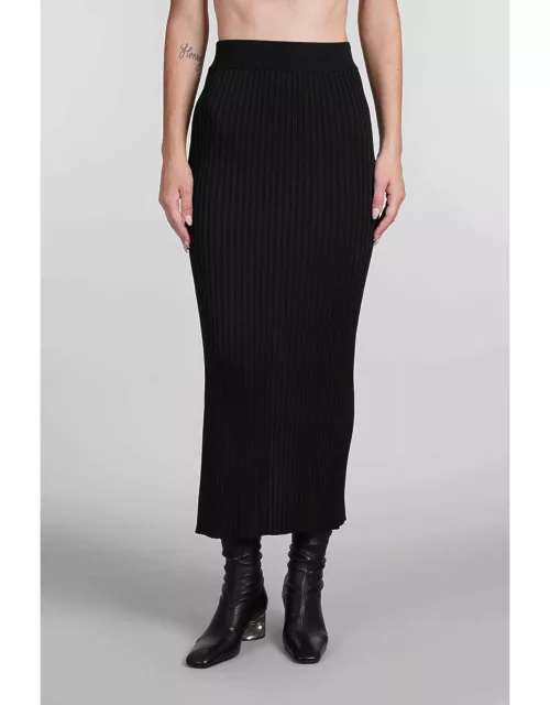 Jil Sander Skirt In Black Viscose