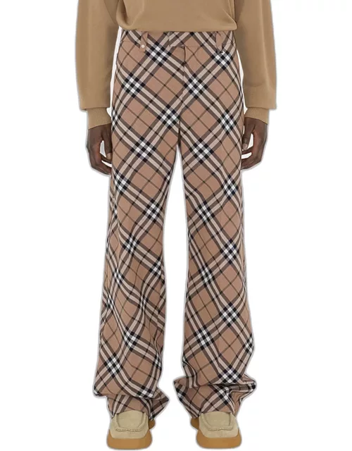 Men's Tailored Check Trouser