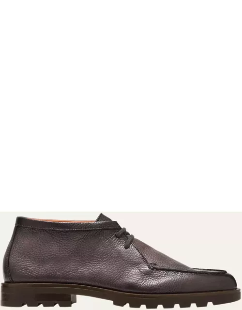 Men's Rock Deerskin Lug-Sole Derby Shoe