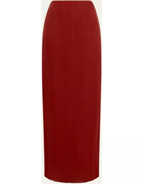 Aurelia Column Maxi Skirt