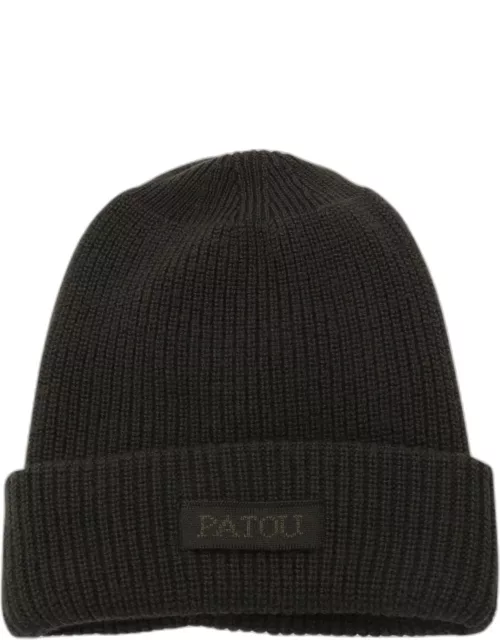 Patou Dark Green Wool Hat