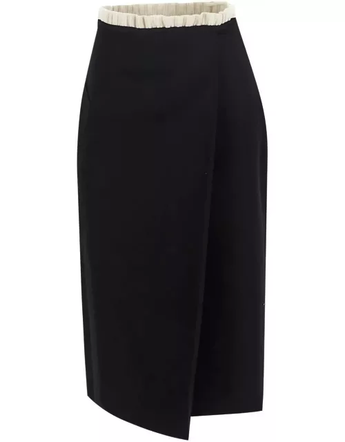 Maison Margiela Asymmetric Midi Skirt