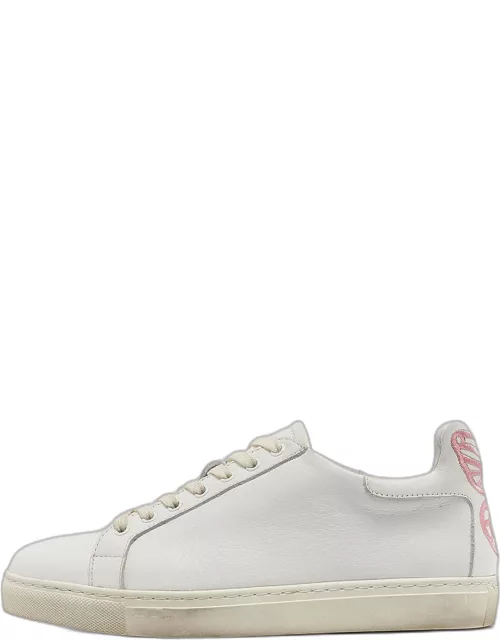 Sophia Webster White Leather Bibi Butterfly Sneaker