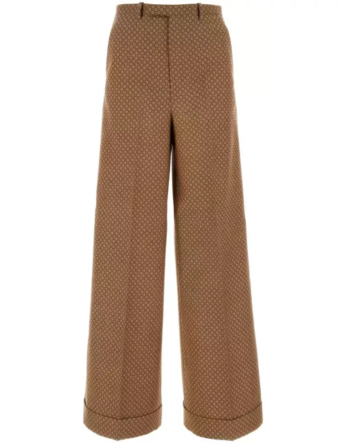 Gucci Embroidered Polyester Blend Pant