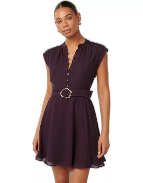 Forever New Women's Lucille Belted Midi Dress in Imperial Port