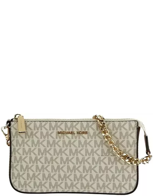 Michael Kors Jet Set Logo Plaque Shoulder Bag