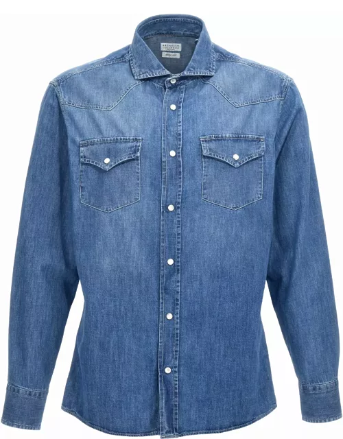 Brunello Cucinelli Denim Shirt