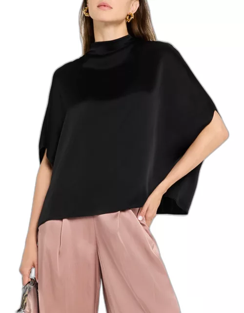 Satin Cape T-Shirt