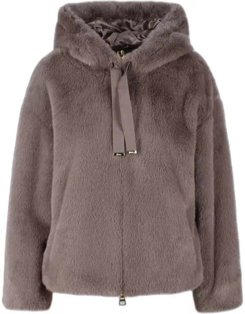 Herno Fur Bomber Jacket