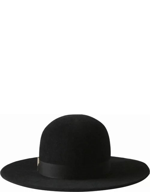 Kyleigh Hand-Blocked Wide-Brim Hat