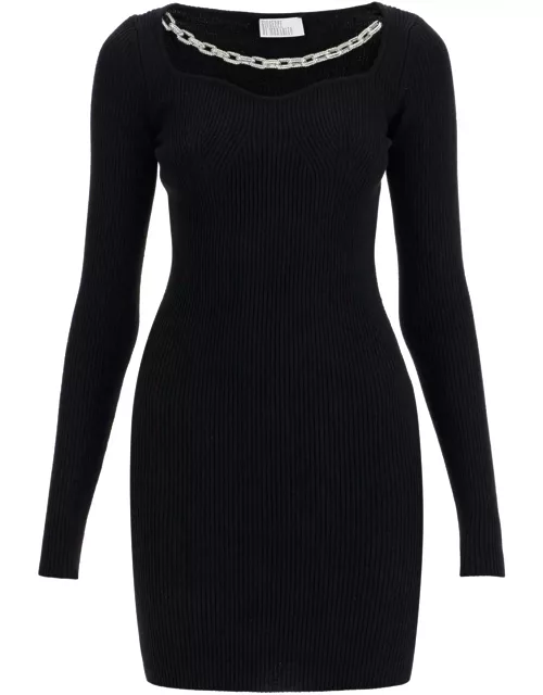 GIUSEPPE DI MORABITO 'knit dress with chain detai